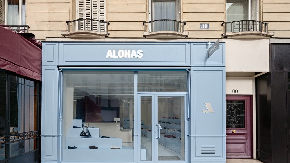 La façade de la boutique Alohas de Saint-Germain-des-Prés