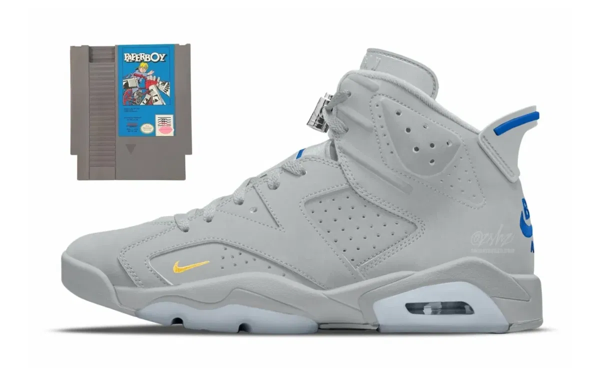 Nigel Sylvester x Air Jordan 6 Grey Fog Lyon Blue