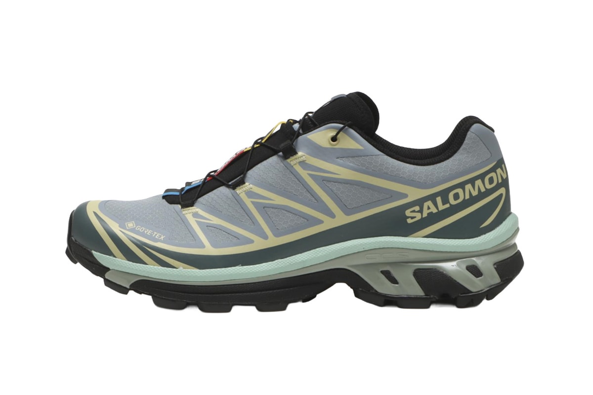 Salomon XT-6 GTX coloris Stormy Weather, vue de profil