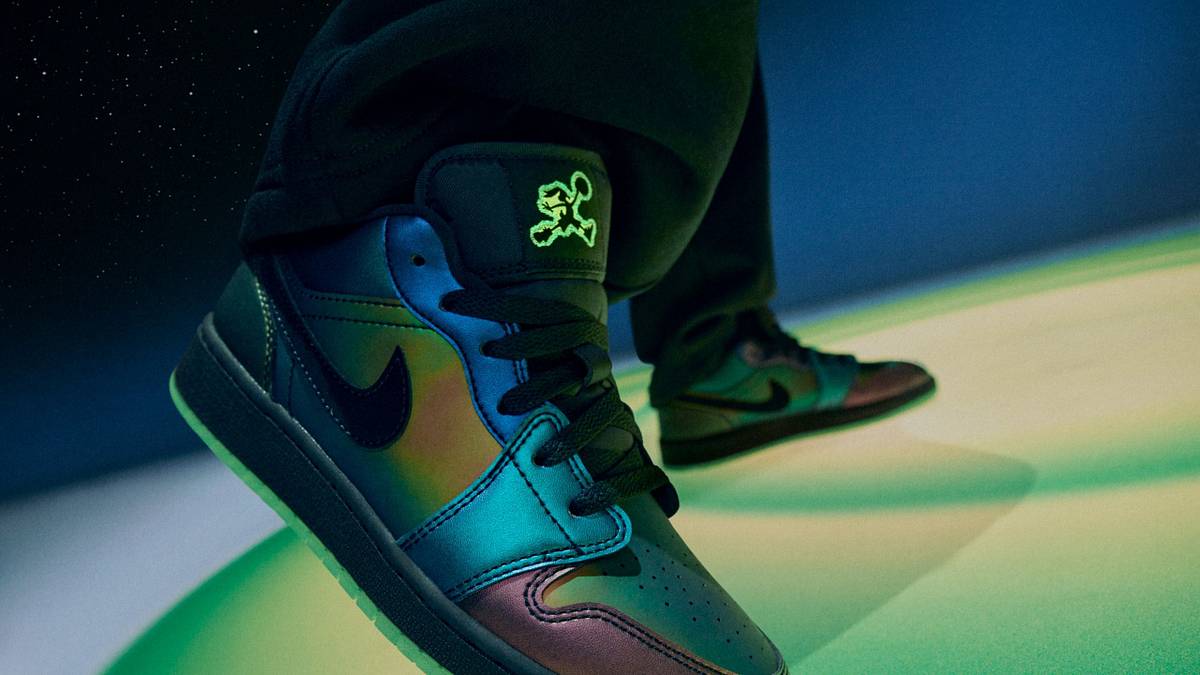 L'Air Jordan 1 Low SE « Magic Ball » avec le logo Hare Jumpman sur la langue — 130 $, le 5 novembre.
